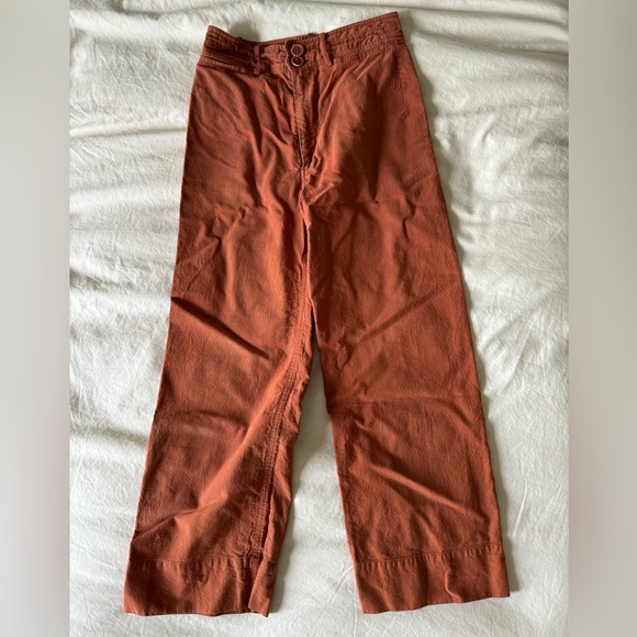 Apiece Apart Merida Pant in Rust Size 0 - Picture 3 of 5